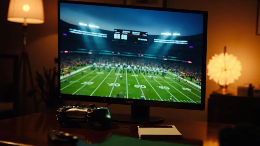 Editorial hero image illustrating the college football 26 video game
