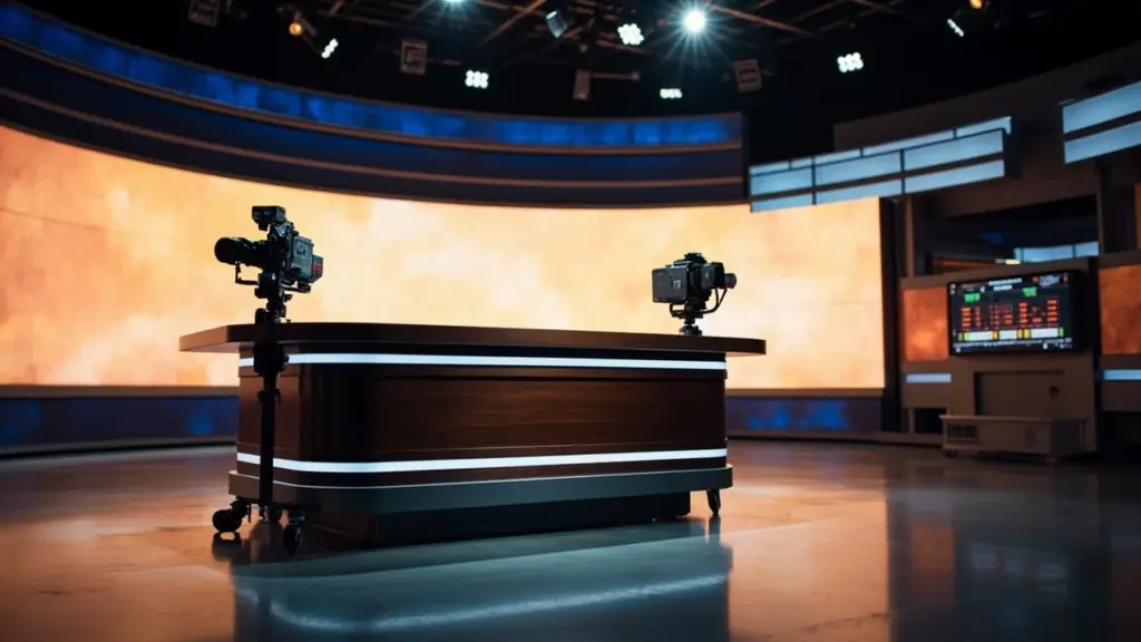 Bally Sports regional sports network studio