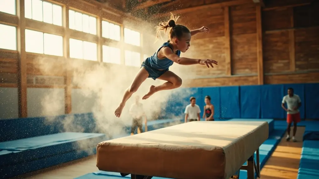 Athlete experiencing a sports surge during training